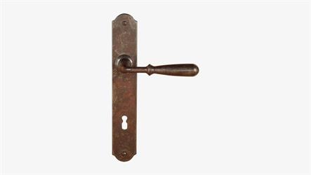 MANIGLIA FERRO UTENSIL LEGNO CON MOLLA ART. FM 030.NM 70.R