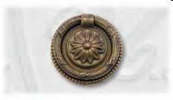 MANIGLIA OTTONE PATINATA UTENSIL LEGNO ART. OM 010.A.P