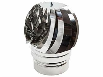 TESTA CAMINO EOLICA INOX AISI 304 DIAM.100  ART.4437