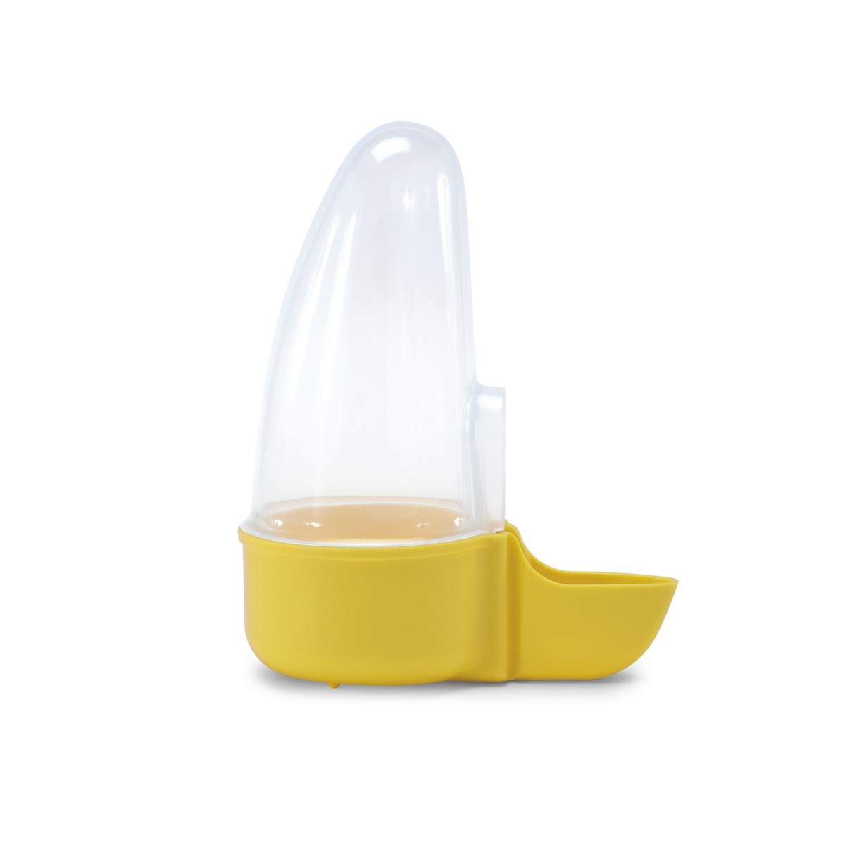 Abbeveratoio Per Uccelli Da Giardino In Resina – A Forma Di Girasole Con Coccinella – 27x17x17 Cm – Decorativo