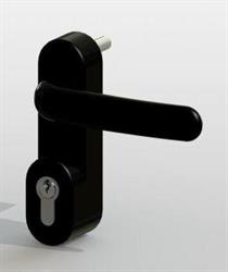 MANIGLIA ESTERNA MANIGLIONE ANTIPANICO CON CILINDRO ART.1090