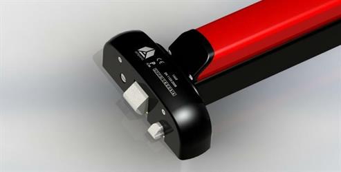 MANIGLIONE ANTIPANICO PUSH ELETTRICO MM.1170 1P. ART.601EL/2/NR