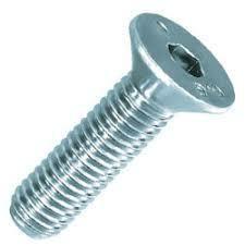 VITI UNI 5933 TESTA SVASATA PIANA 10.9 8X60 ZINCATE