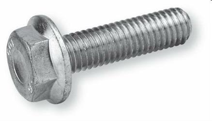 BULLONI TESTA ESAGONALE FLANGIATA DIN6921 6X16 ZINCATI