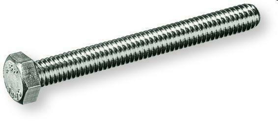 BULLONI TESTA ESAGONALE UNI 5739  8X40  ZINCATI (PZ.10)