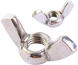 DADI AD ALETTE UNI 5448 M. 8  ZINC. (PZ.10)