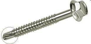 VITI AUTOFORANTI TESTA ESAGONALE 6,3X120  (PZ.25)