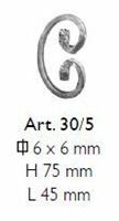 RICCI Q.6X6 L.45XH.75 MM. ART. 30/5