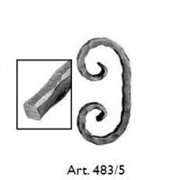 RICCIO SPIG. Q.14X14 L.100XH.200 MM. ART. 483/5