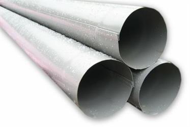 TUBO PLUVIALE LAM.PREV. SILVER D. 80 SP.6/10 MT.3