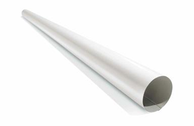 TUBO PLUVIALE LAM.PREV. B/GRIGIO D. 80 SP.5/10 MT.3