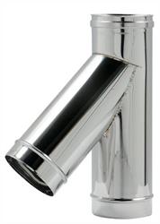 RACCORDO INOX AISI 304 OBLIQUO A 135° DIAM.200  ART.4435