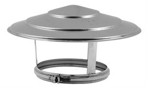 TESTA CAMINO CINESE INOX AISI 304 DIAM.200  ART.4441