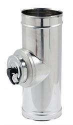 RACCORDO ISPEZIONE C/TAPPO INOX AISI 316L D.100 ART.4537