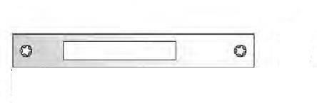 CONTROPIASTRA ISEO IN ACCIAIO ZINCATO ART.990817*