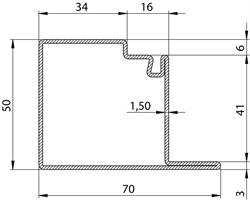 TUBOLARE ZINCATO TSL 50 C/PG.MT.6,00