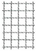 RETE OND.QUAD. ZINC. 20X20 F.17 H=1000