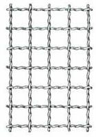 RETE OND.QUAD. ZINC. 15X15 F.16 2000X1000