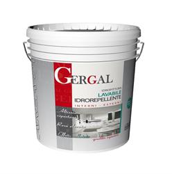 PITTURA MURALE LAVABILE IDROREP. GERGAL BIANCO LT.4,00