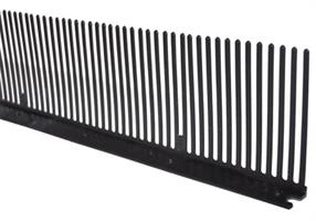 PETTINE ANTIUCCELLI PP 1000x110 MM.  NERO