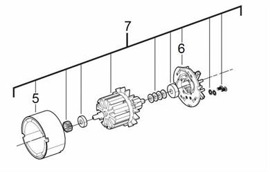 MOTORE X TRAP.AVV. M18 BPD  4931436141