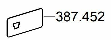 FERMO TASTO L10-10 125 ART.387452