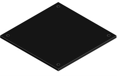 PIASTRE MM.200X200X8 MAX 4 FORI S275