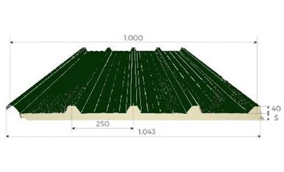 ALUTECH DACH 40 VE/BG MT.10,50 CON PELAB.*