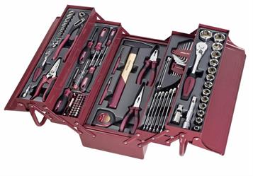 CASSETTA UTENSILI 5 SCOMPARTI ATTREZZATA 106PZ. ART.206.000.000