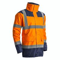 PARKA ALTA VISIBILITA' KETA ARANCIONE/BLU TG.M   ART. 7KETO