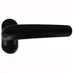 DOPPIA MANIGLIA ALLUMINIO SARA NERA RAL9009 ART. 4L898EV2