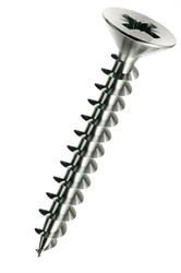 VITI LEGNO TESTA SVASATA PIANA 5X50 DIN 7505 INOX A2
