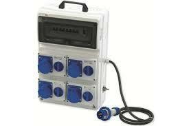 QUADRO ASC ROSI PORTATILE 4 PRESE IND. 2x230V+2x400V ART.2210