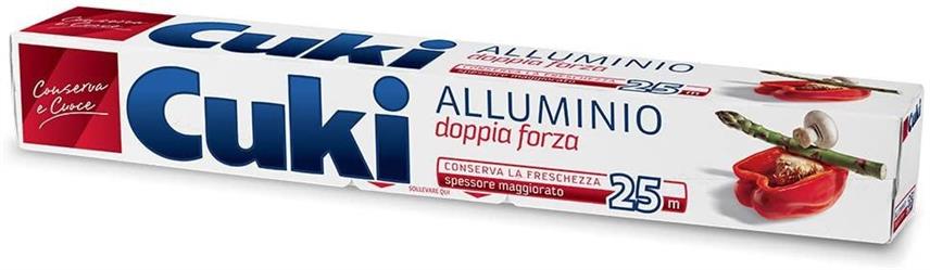 CUKI CARTA ALLUMINIO DOPPIA FORZA 25MT.
