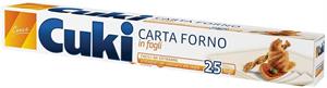 CUKI CARTA FORNO 25 FOGLI*