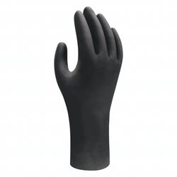GUANTI SHOWA IN NITRILE NERO TG.L  (PZ.100) ART.6112PF*