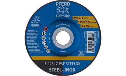 DISCO PFERD  E 125X7  PSF STEELOX  640883