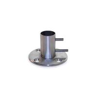 ANCORAGGIO INOX A PAVIMENTO X TUBO D.42,4X2 ART.E0213