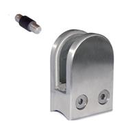 SUPPORTO VETRO INOX 45X63X30 S/GUARN. X TUBO 42,4 ART.E21404200