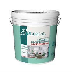 PITTURA LAVABILE IDROREP. ANTIMUFFA BIOGERGAL BIANCO LT.14,00
