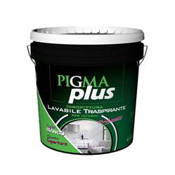 IDROPITTURA LAVABILE TRASPIRANTE PIGMA PLUS BIANCO LT.14,00