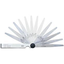 SET SPESSIMETRI ACCIAIO INOX 0,05-1,00MM ART.FG02/AI