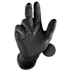 GUANTI GRIPPAZ IN NITRILE NERO TG.L (PZ.50) ART.246BK