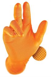 GUANTI GRIPPAZ IN NITRILE ARANCIONE TG.XL (PZ.50) ART.246OR