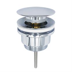 PILETTA LAVABO CLIK-CLAK 11/4 CON TAPPO OTTONE 370-239