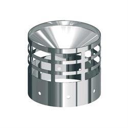 TERMINALE DI SCARICO D.60 IN ACCIAIO INOX
