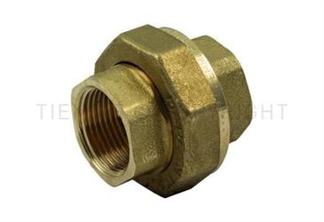 BOCCHETTONE CONICO IN OTTONE F/F 1/2x1/2 COD.1500186