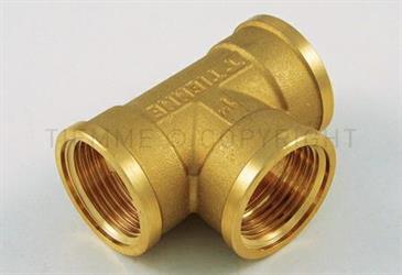 RACCORDO T FEMMINA IN OTTONE 3/4x3/4x3/4 COD.1500009