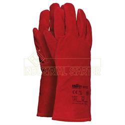 GUANTI SALDATORE IN CROSTA BOVINO TG.10 L.38 CM. ART.07121