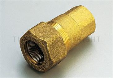 RACCORDO DIRITTO IN OTTONE F.3/4 PER TUBO FERRO COD.1500050